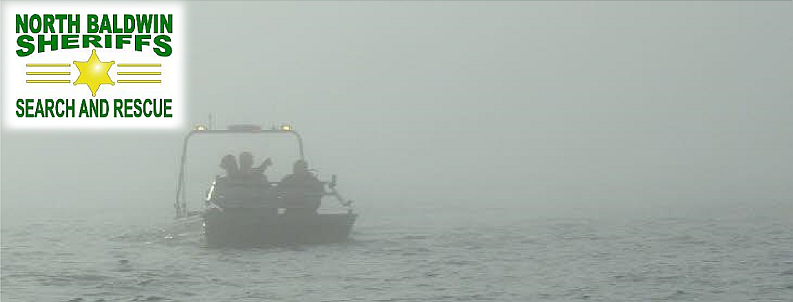 picture, Boat searching in the fog